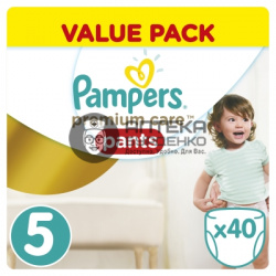 Фото товара Памперс (pampers) подгузники premium care midi 5-9 кг 60 шт.