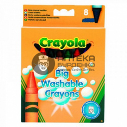 Фото товара Crayola Восковые мелки смываемые 0878
