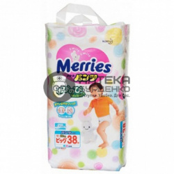 Фото товара Merries Трусики-подгузники 12-22 кг 38 шт